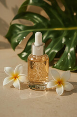 spa still life with essential oils