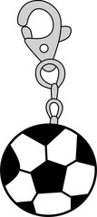 Football keychain 
