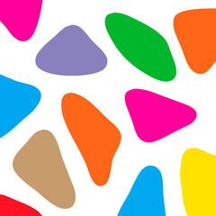 seamless pattern with colorful buttons