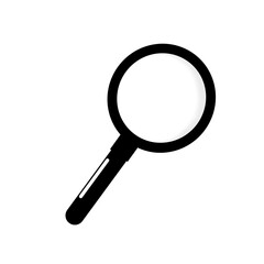 magnifying glass isolated on white