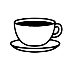 Coffee Cup Symbol, Vector Media Objects in a Creative Environment