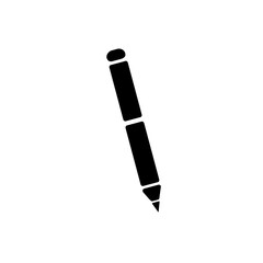 Pencil Symbol for Media and Office Objects in a Professional Environment
