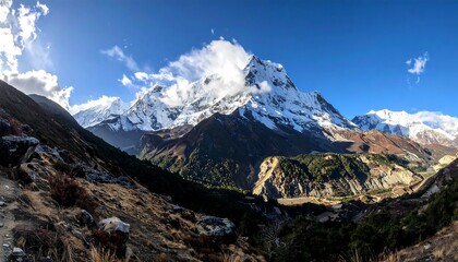 Fototapeta premium Majestic mountain panorama