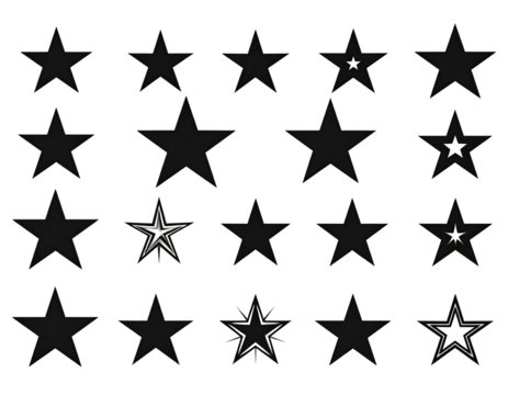 Dark background, scattered stars with light trails