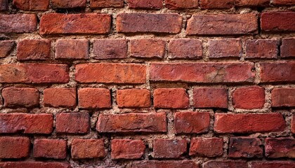 Obraz premium Old Red Brick Wall Close