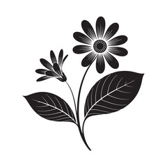 vector illustration of a sunflower