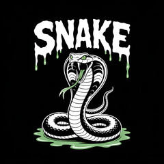 A Striking Black and White Illustration