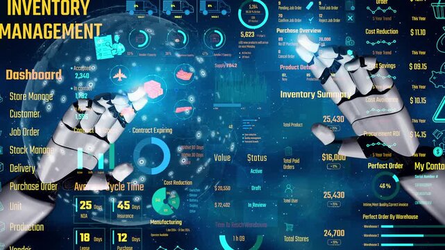 AI manages inventory dashboards through virtual assistant analytics, smart tracking systems, and artificial intelligence for warehouse and procurement efficiency. Thunk