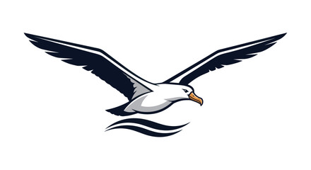 Seagull in Flight Powerful Bird Majestic Wingspan Ocean Bird Coastal Wildlife Free Bird.