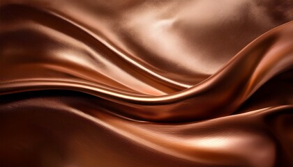 Fototapeta premium Panorama Bronze Texture Background Panoramic Shiny Smooth Bronz