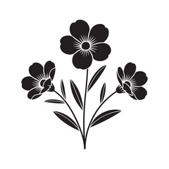 abstract floral background with flowers