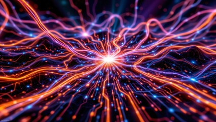 Fiber Optic Grid: Digital Processing Rays