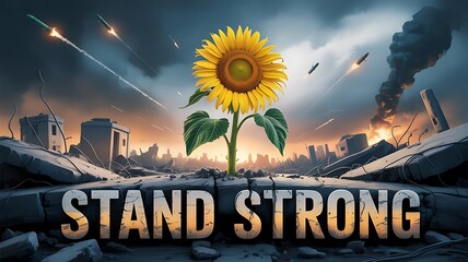 Russia attacks Ukraine. Russian forces surrounded Ukraine, firing missiles on cities, military targets. Military intervention, war crisis created with generative ai