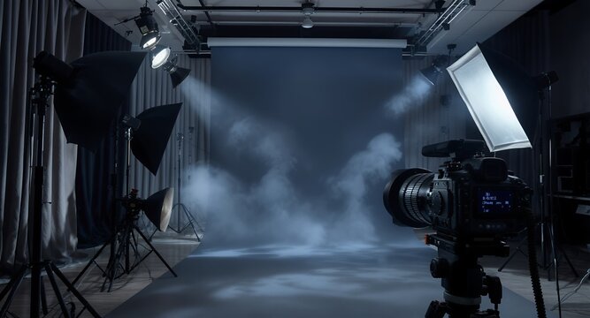 Interior Studio Set Up with Equipment