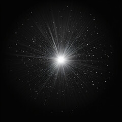 Fototapeta premium A circle with the glow quot in the dark