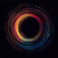 A circle with the glow quot in the dark