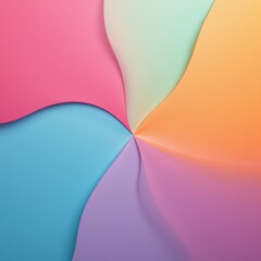 Pastel Swirl Abstract Background