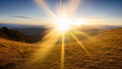 Naklejka premium Overlay Flare Light Transition Effects Sunlight Lens Flare Light Leaks High Quality Stock Image Of Warm Sun Rays Light Overlays Or Golden Flare Isolated On White Background For Design