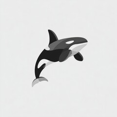 Obraz premium Orca whale illustration
