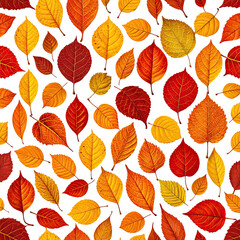 Fototapeta premium Colorful autumn leaves on a black background (1)