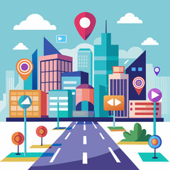 Augmented Reality Overlay Vector Concept