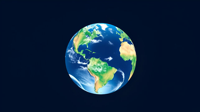 Earth Planet International Relations vector blue icon or logo element