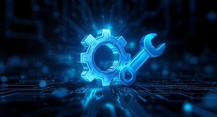 Technology and Engineering Tools Concept