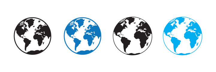 Global Connection and Communication Icons