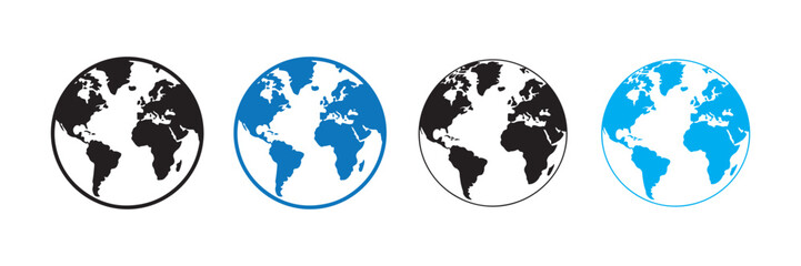 Worldwide Tourism and Community Connection Icons