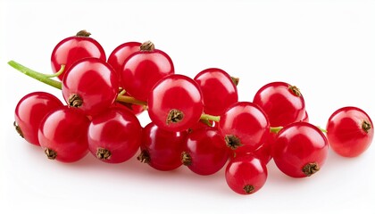Red Currant Berries Fruits Isolated For Diets And Compositions