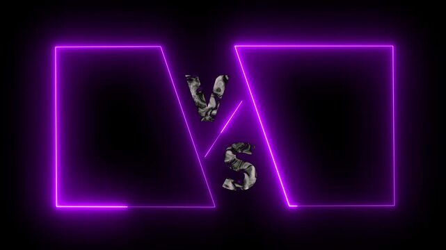 sport, team, v, versus, versus neon, victory, vs, vs neon boxing, neon Versus VS Battle background 4k animation. VS versus bars neon animated versus vs bars neon multilayer co op team with smoky.