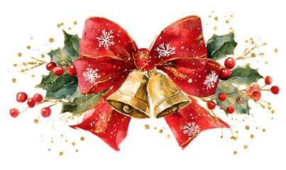 christmas theme bow, generation AI 