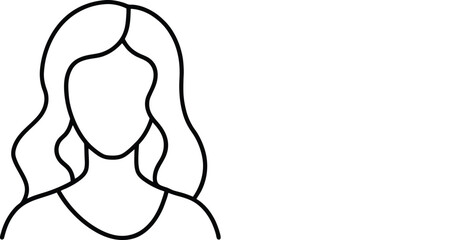  line art of a woman