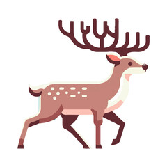 
deer illustration design