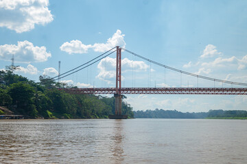 The Madre de Dios River, gateway to the Amazon rainforest of Madre de Dios, where the most biodiverse Amazon forests of Peru are found, and where the Tambopata National Reserve is located