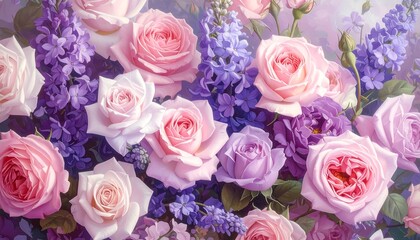 Beautiful Floral Arrangement Roses And