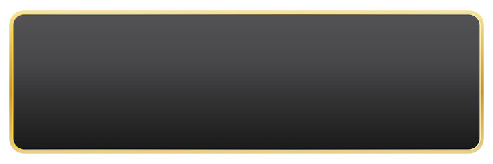 Golden Bordered Gray Rectangle Graphic