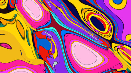 Colorful abstract liquid and fluid background for banner