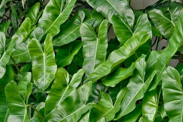 green lettuce leaves
