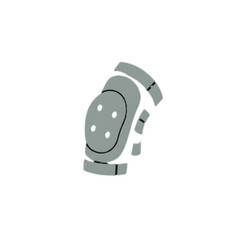Protective knee pad for sports and activities safety gear for athletes.