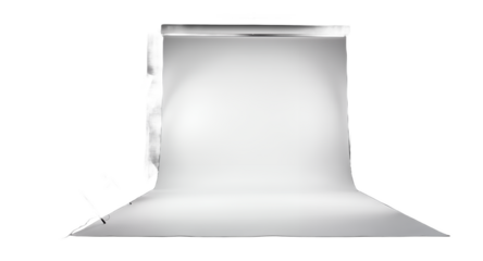 Empty Studio with Lighting Equipment Ready For Product Photography and Content Creation