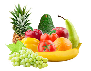abundant assortment of fresh fruits and vegetables ready for healthy meals