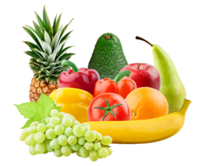 abundant assortment of fresh fruits and vegetables ready for healthy meals