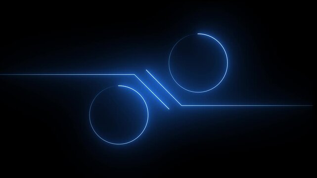 Abstract vs icon isolated animation on black background. versus animation neon design perfect for fighting games. VS versus bars neon glowing animated. Versus vs bars neon. 4k animation..