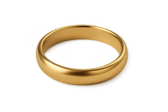 Gold wedding ring symbolizing marriage and commitment