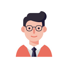 Minimal Flat-Style Character Illustrations for App Icons and UI Design