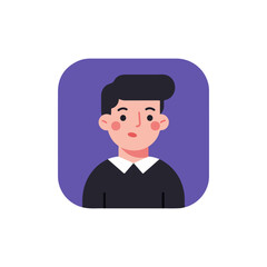 Minimal Flat-Style Character Illustrations for App Icons and UI Design