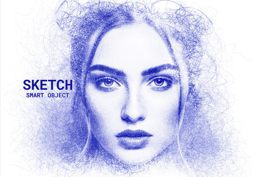 Artistic Pencil Sketch Photo Effect