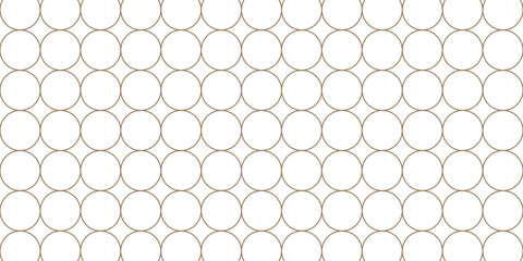 Geometric ornamental vector pattern. Seamless design texture.abstract simple brown circular pattern art can be used background.Vector ilustration