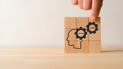 Achieving work-life balance: mind and career working in harmony.